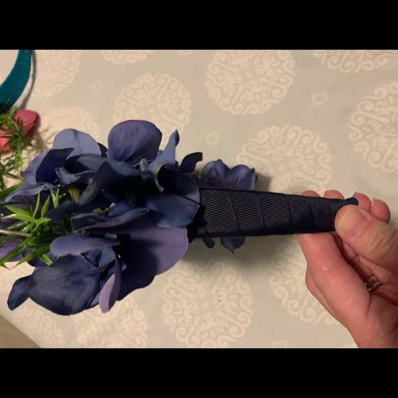 Custom made floral Minnie ears - Picture 3 of 6